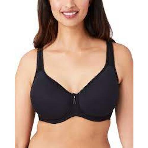 Wacoal - Black Basic Beauty Spacer Underwire Full Coverage Bra- 40DD - Picture 1 of 8